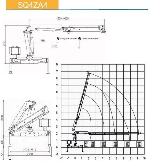 КМУ с поворотной стрелой SQ4ZA4 — 4