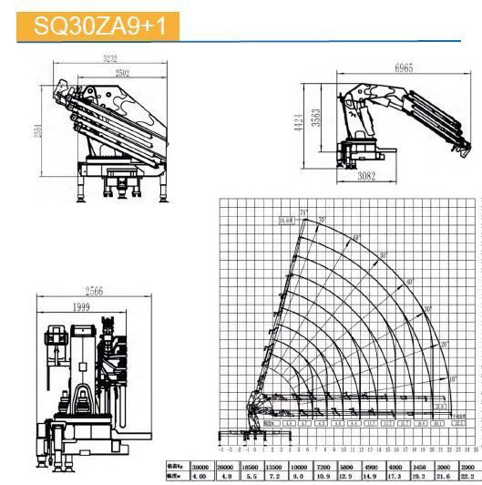 КМУ с поворотной стрелой SQ30ZA9+1 — 4