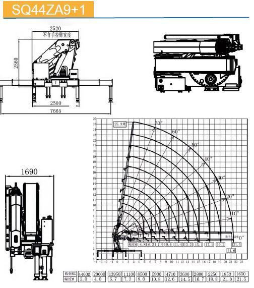 КМУ с поворотной стрелой SQ44ZA9+1 — 4