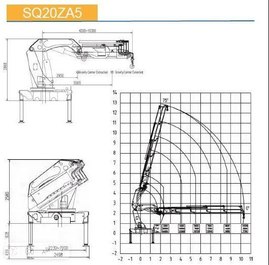 КМУ с поворотной стрелой SQ20ZA5 — 4