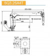 КМУ морской кран с телескопической стрелой SQ3.2SA4T, миниатюра — 1