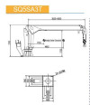 КМУ морской кран с телескопической стрелой SQ5SA3T, миниатюра — 1