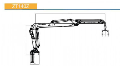 КМУ сортиментовоз ZT140Z